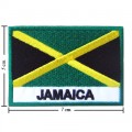 Jamaica Nation Flag Style-2 Embroidered Sew On Patch