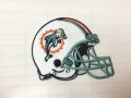 Miami Dolphins Helmet Style-1 Embroidered Iron On Patch