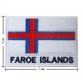 Faroe Islands Nation Flag Style-2 Embroidered Iron On Patch