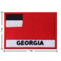 Georgia Nation Flag Style-2 Embroidered Iron On Patch