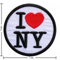 I Love Newyork Style-1 Embroidered Iron On Patch