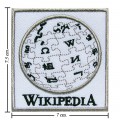 Wikipedia Encyclopedia Style-1 Embroidered Iron On Patch