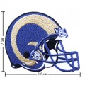 St.Louis Rams Helmet Style-1 Embroidered Iron On Patch