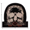 Harley Davidson TNT Skull Patch Embroidered Iron On Patch
