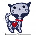 Cat Ghost Cartoon Comic Embroidered Iron On Patch