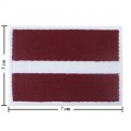 Latvia Nation Flag Style-1 Embroidered Iron On Patch