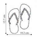 Flip Flops Style-2 Embroidered Iron On Patch