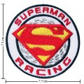 Superman Racing Style-1 Embroidered Iron On Patch