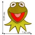 The Muppet's Kermit the Frog Embroidered Iron On Patch