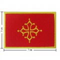 Occitania Nation Flag Style-1 Embroidered Iron On Patch