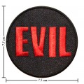 Evil Sign Style-2 Embroidered Iron On Patch