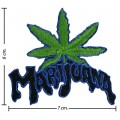 Marijuana Leaf Style-2 Embroidered Iron On Patch