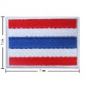 Thailand Nation Flag Style-1 Embroidered Iron On Patch