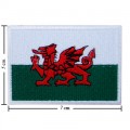 Wales Nation Flag Style-1 Embroidered Iron On Patch
