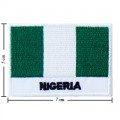 Nigeria Nation Flag Style-2 Embroidered Iron On Patch