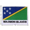 Solomon Islands Nation Flag Style-2 Embroidered Iron On Patch