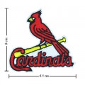 St Louis Cardinals Baseball Style-1 Embroidered Iron On Patch
