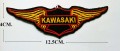 Kawasaki Motorcycle Style-6 Embroidered Iron On Patch