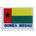 Guinea Bissau Nation Flag Style-2 Embroidered Iron On Patch