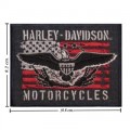 Harley Davidson One Nation Patch Embroidered Iron On Patch
