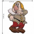 Snow White's Dwarf Sneezy Embroidered Iron On Patch