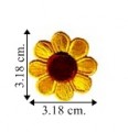 Colored Daisy Style-14 Embroidered Iron On Patch