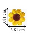 Colored Daisy Style-3 Embroidered Iron On Patch