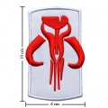 Star Wars Boba Fett Mandalorian Style-1 Embroidered Iron On Patch