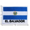 El Salvador Nation Flag Style-2 Embroidered Iron On Patch