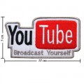 YouTube Style-1 Embroidered Iron On Patch