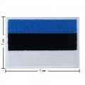 Estonia Nation Flag Style-1 Embroidered Iron On Patch