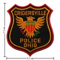 Police Ohio Embroidered Iron On Patch