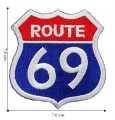 Route-69 Sign Style-1 Embroidered Iron On Patch